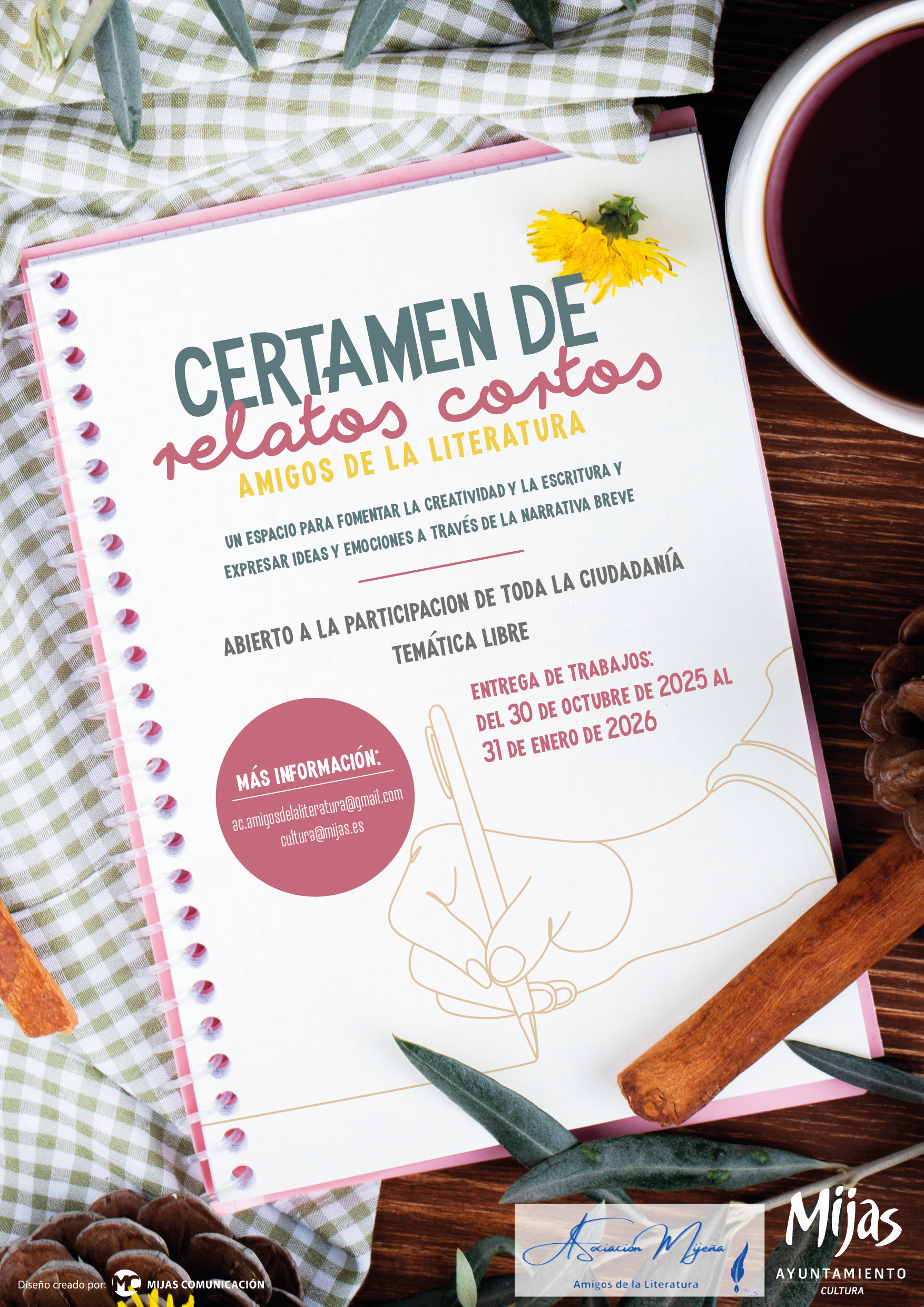 Cartel del Certamen Amigos de la Literatura